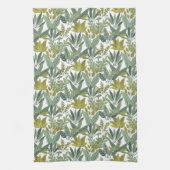 植物パターン キッチンタオル (縦)
