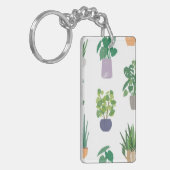 植物パターン キーホルダー (正面左)