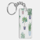 植物パターン キーホルダー (正面左)