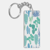植物パターン キーホルダー (正面左)