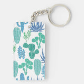 植物パターン キーホルダー (裏面)