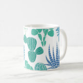 植物パターン コーヒーマグカップ (正面右)