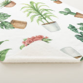 植物パターン シェルパブランケット (3/4)