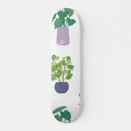 植物パターン スケートボード (正面)