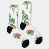 植物パターン ソックス (右)