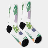 植物パターン ソックス (右)