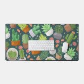 植物パターン デスクマット (キーボード&マウス)