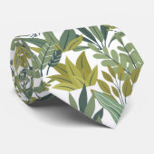 植物パターン ネクタイ (ロール)
