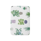 植物パターン バスマット (正面縦)