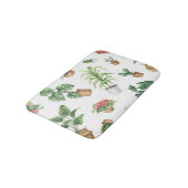 植物パターン バスマット (アングル)