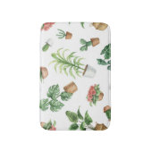 植物パターン バスマット (正面縦)
