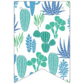 植物パターン バンティングフラッグ (第1の旗)