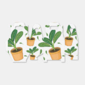植物パターン フェイバーボックス (折り畳みなし)