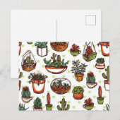 植物パターン ポストカード (正面/裏面)