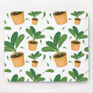 植物パターン マウスパッド