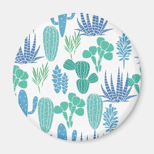 植物パターン マグネット (正面)