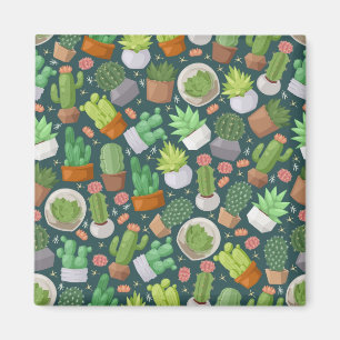植物パターン マグネット