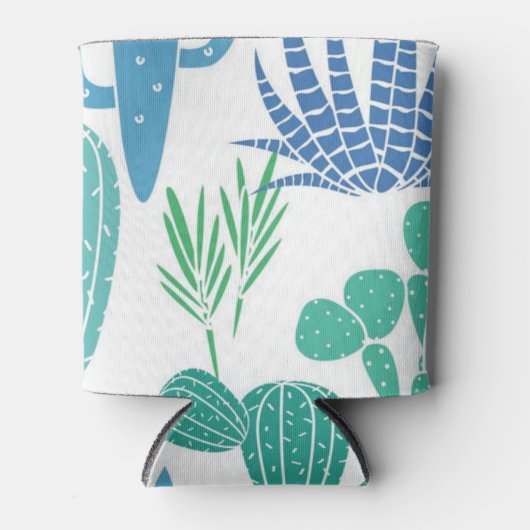 植物パターン 缶クーラー (正面)
