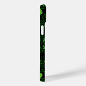 植物パターン。14bブラックBG Case-Mate iPhoneケース (裏面 / 右)