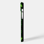 植物パターン。14bブラックBG Case-Mate iPhoneケース (裏面 / 左)