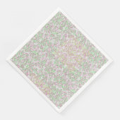 植物パターン。14CピンクフローラオフホワイトBG (コーナー)