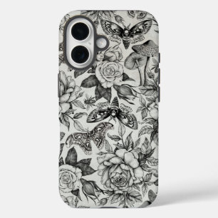 植物パターン iPhone 16ケース