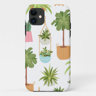 植物パターン iPhone 11 ケース
