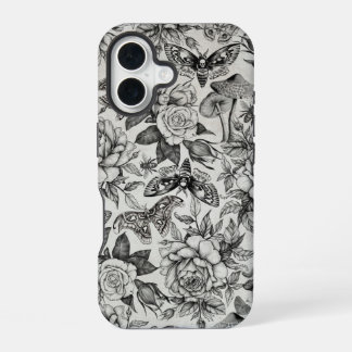 植物パターン iPhone 16ケース