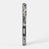 植物パターン iPhone 16ケース (右側面)
