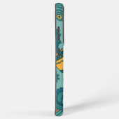 植物パターン SAMSUNG GALAXYケース (右側面)