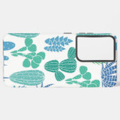 植物パターン SAMSUNG GALAXYケース (左側面)