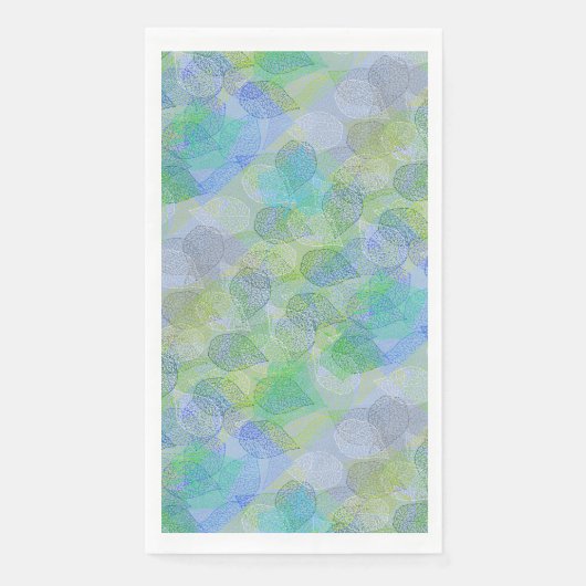 植物パターンA02.b葉LBlue BG (正面)