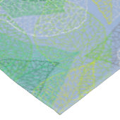 植物パターンA02.b葉LBlue BG テーブルクロス (アングル)