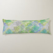 植物パターンA02.b葉LGrey BG ボディピロー (裏面)