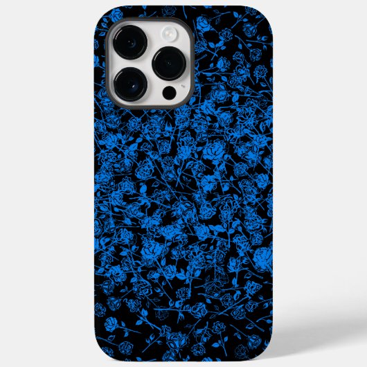 植物パターンA05.bブラックBG Case-Mate iPhoneケース (裏面)