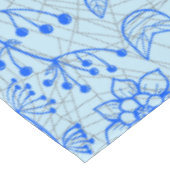 植物パターンA08.b boho.青BG テーブルクロス (アングル)