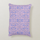 植物パターンA08.b boho. lpink BG アクセントクッション (裏面(縦))