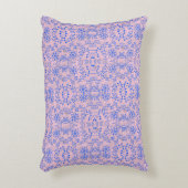 植物パターンA08.b boho. lpink BG アクセントクッション (正面(垂直))