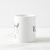 植物パパとネームコーヒーマグ コーヒーマグカップ (中央)