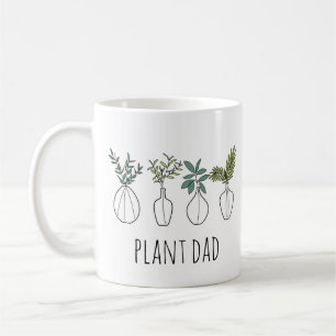 植物パパとネームコーヒーマグ コーヒーマグカップ