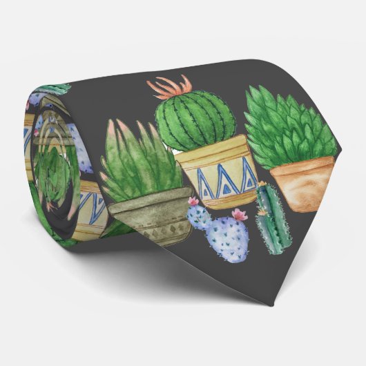 植物パパグレーネックタイ ネクタイ (ロール)