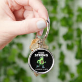 植物パワーで強くなる Veggie Strong キーホルダー (手)