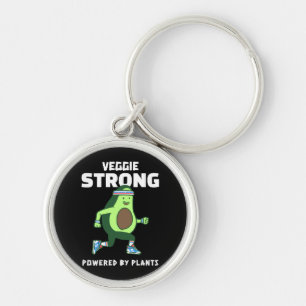 植物パワーで強くなる Veggie Strong キーホルダー