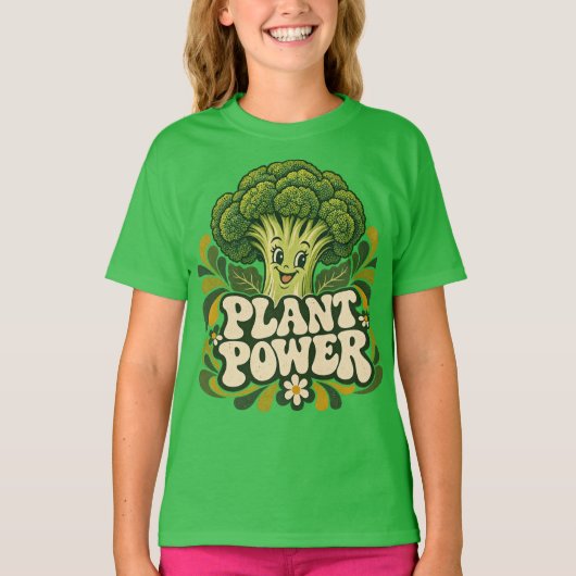 植物パワー Tシャツ (正面)