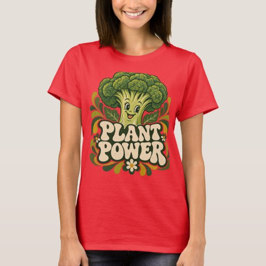 植物パワー Tシャツ (正面)