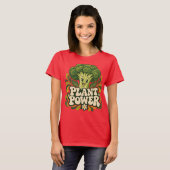 植物パワー Tシャツ (正面フル)