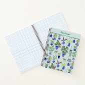 植物パーソナライズされた園芸 ノートブック (内部)