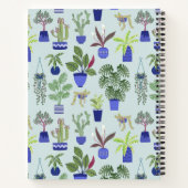 植物パーソナライズされた園芸 ノートブック (裏面)