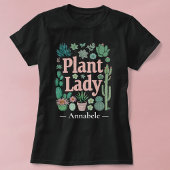植物パーソナライズされた婦人 Tシャツ