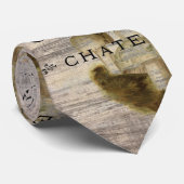 植物フランスのの素朴なヒバの森キノコ ネクタイ (ロール)